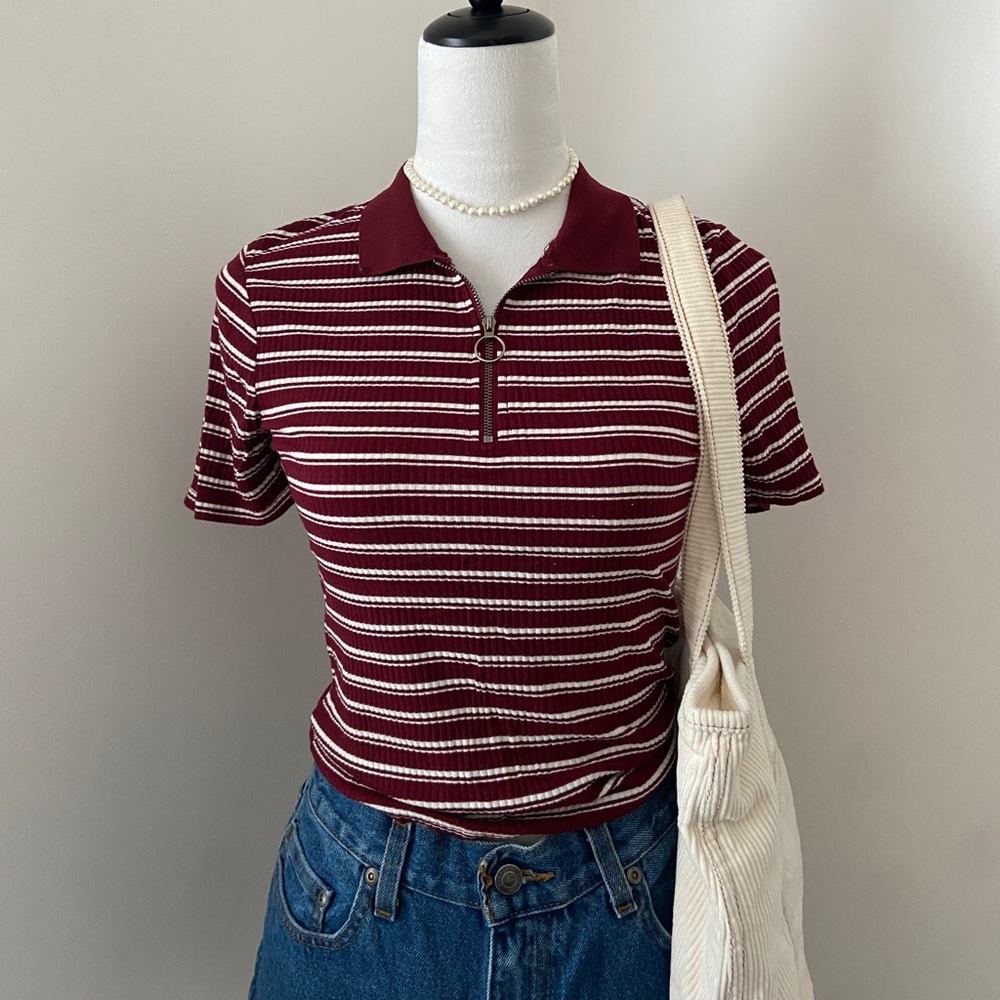 Brand: Tillys (Sky and Sparrow)
Size: M
Color: Brick/White